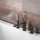 Vedo Aletta Black bateria wannowa 3-otworowa czarny mat