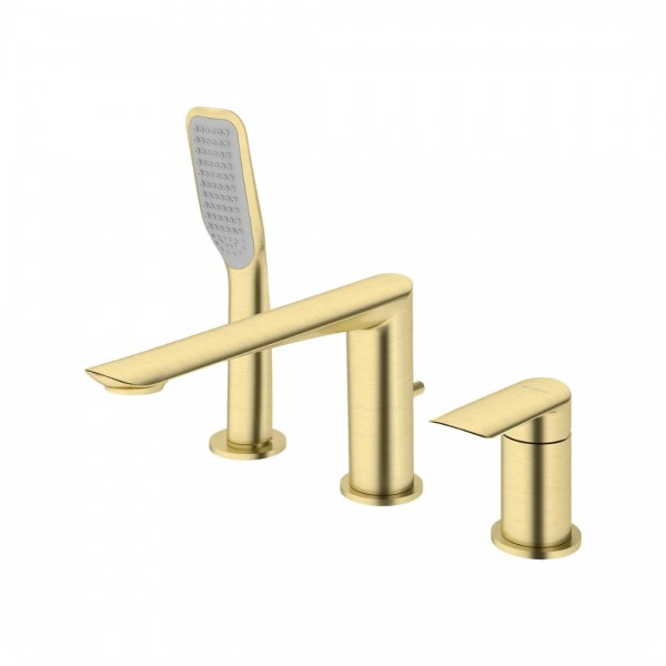 Vedo Aletta Spazzo bateria wannowa 3-otworowa złoto szczotkowane VBA5030/SZ