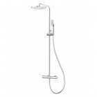 Vedo Aletta zestaw natryskowy termostatyczny deszczownica 25 cm chrom
