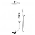 Vedo Aletta kompletny zestaw wannowy III deszczownica 25 cm chrom