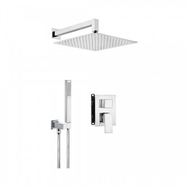 Deante Anemon zestaw prysznicowy podtynkowy z deszczownicą 25 cm BXYZ0BZM