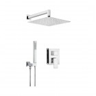 Deante Anemon zestaw prysznicowy podtynkowy z deszczownicą 25 cm BXYZ0BZM