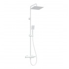 Deante zestaw wannowy termostatyczny ścienny biały mat NAC_A1HT