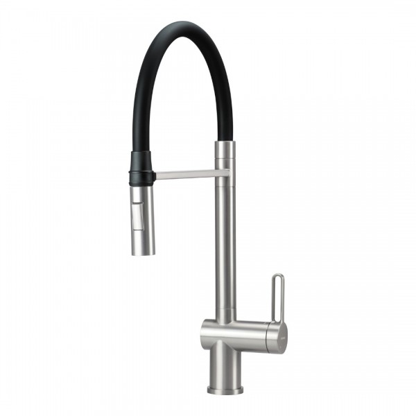 Deante Magnetic bateria kuchenna z wyciąganą wylewką stal szczotkowana BRM_F72M