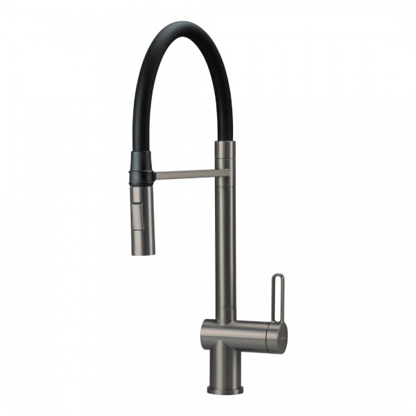 Deante Magnetic bateria kuchenna z wyciąganą wylewką titanium BRM_D72M