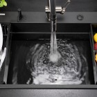 Deante Magnetic bateria kuchenna z wyciąganą wylewką titanium BRM_D72M