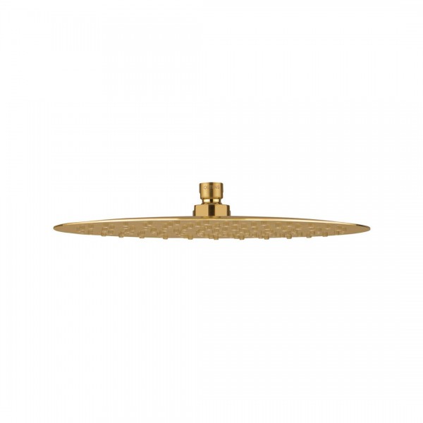 Oltens Vindel deszczownica 30 cm okrągła złoto szczotkowane 37000810