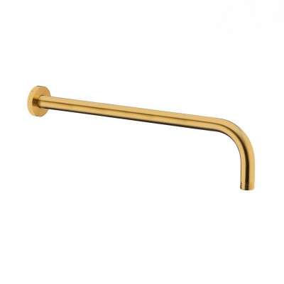 Oltens Lagan ramię deszczownicy 40 cm okrągłe złoto szczotkowane 39402810