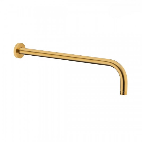 Oltens Lagan ramię deszczownicy 40 cm okrągłe złoto szczotkowane 39402810