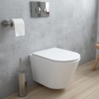 Oltens Jog Stille miska WC wisząca PureRim biały połysk 42028000