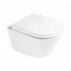 Oltens Jog Stille miska WC wisząca PureRim z deską wolnoopadającą biały połysk 42031000