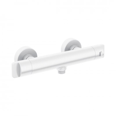 Deante bateria prysznicowa termostatyczna ścienna biały mat BCH_A4BT