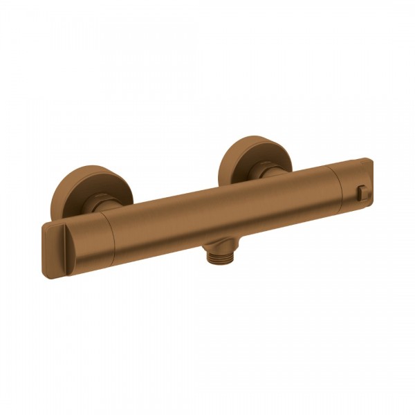 Deante bateria prysznicowa termostatyczna ścienna brąz szczotkowany BCH_C4BT