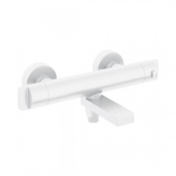 Deante bateria wannowa termostatyczna ścienna biały mat BCH_A1BT