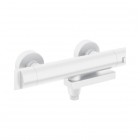 Deante bateria wannowa termostatyczna ścienna biały mat BCH_A1BT