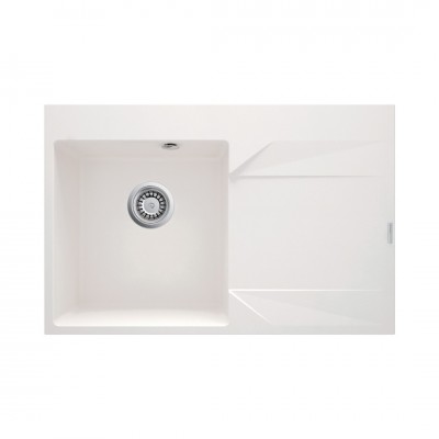 Deante Evora zlewozmywak granitowy 76x50 cm alabaster ZQJ_A11P