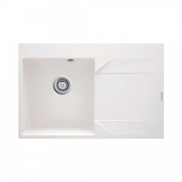 Deante Evora zlewozmywak granitowy 76x50 cm alabaster ZQJ_A11P