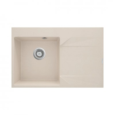 Deante Evora zlewozmywak granitowy 76x50 cm prawy beżowy ZQJ_511P