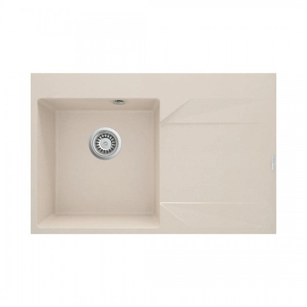 Deante Evora zlewozmywak granitowy 76x50 cm prawy beżowy ZQJ_511P