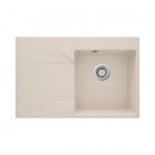 Deante Evora zlewozmywak granitowy 76x50 cm lewy beżowy ZQJ_511L