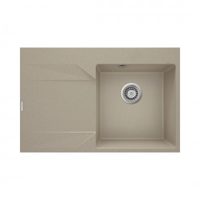 Deante Evora zlewozmywak granitowy 76x50 cm lewy piasek ZQJ_711L