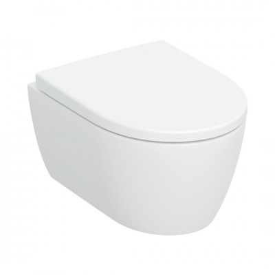 Geberit iCon miska WC wisząca TurboFlush z deską wolnoopadającą biała 503.048.00.1