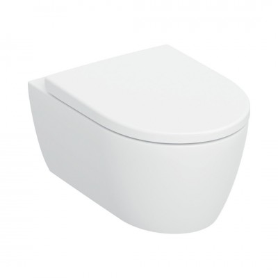 Geberit iCon miska WC wisząca TurboFlush z deską wolnoopadającą biały mat 503.046.JT.1