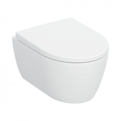Geberit iCon miska WC wisząca TurboFlush z deską wolnoopadającą biały mat 503.049.JT.1