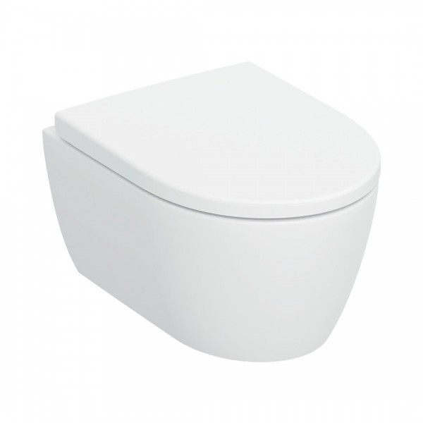 Geberit iCon miska WC wisząca TurboFlush z deską wolnoopadającą biały mat 503.049.JT.1