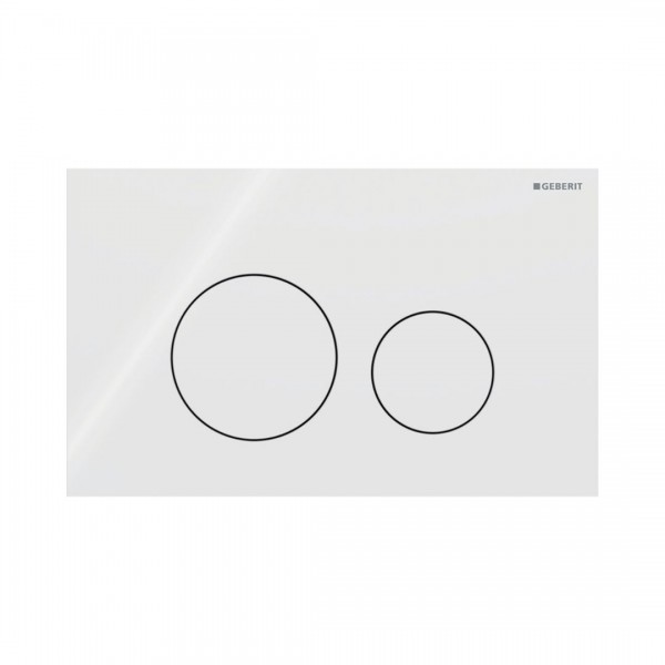 Geberit Sigma40 przycisk spłukujący do WC biały 115.628.SI.1