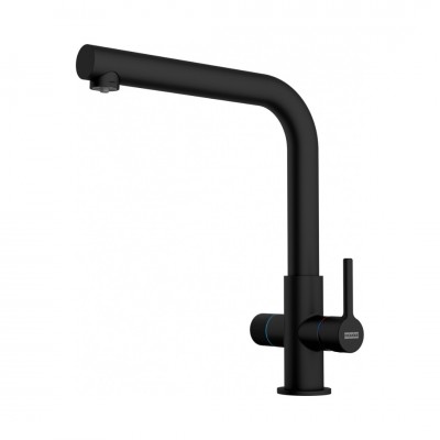 Franke Lina Clear Water 2.0 L bateria kuchenna stojąca czarny mat 120.0730.802