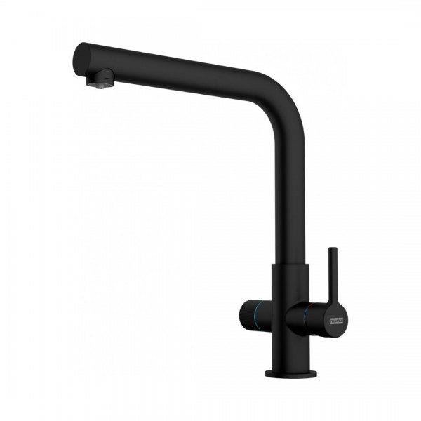 Franke Lina Clear Water 2.0 L bateria kuchenna stojąca czarny mat 120.0730.802