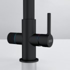 Franke Lina Clear Water 2.0 L bateria kuchenna stojąca czarny mat 120.0730.802