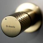 Deante Silia Hexa bateria prysznicowa podtynkowa złoty szczotkowany BHS_R44L