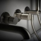 Deante Silia Hexa bateria wannowa 4-otworowa podtynkowa stal szczotkowana BHS_F18P