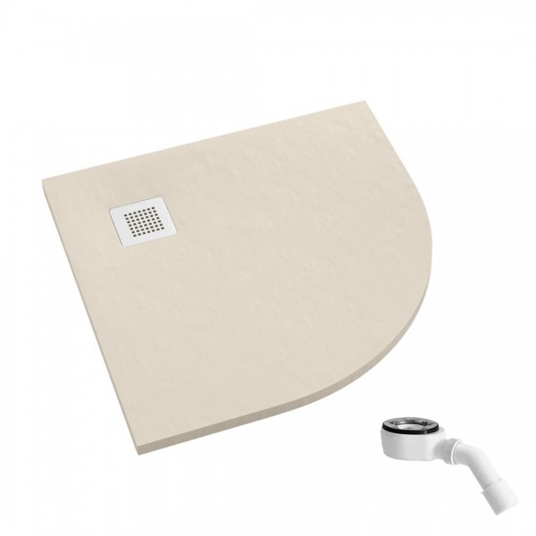 Schedpol Kalait Cashmere Stone brodzik półokrągły 90x90 cm 3.3104/PK/ST-M2