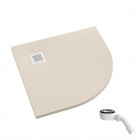 Schedpol Kalait Cashmere Stone brodzik półokrągły 90x90 cm 3.3104/PK/ST-M2