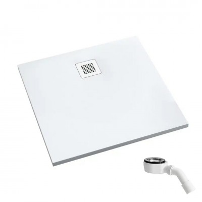 Schedpol Kalait Smooth White brodzik kwadratowy 80x80 cm 3.3200-M2