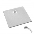 Schedpol Kalait White Stone brodzik kwadratowy 80x80 cm 3.3200/B/ST-M2