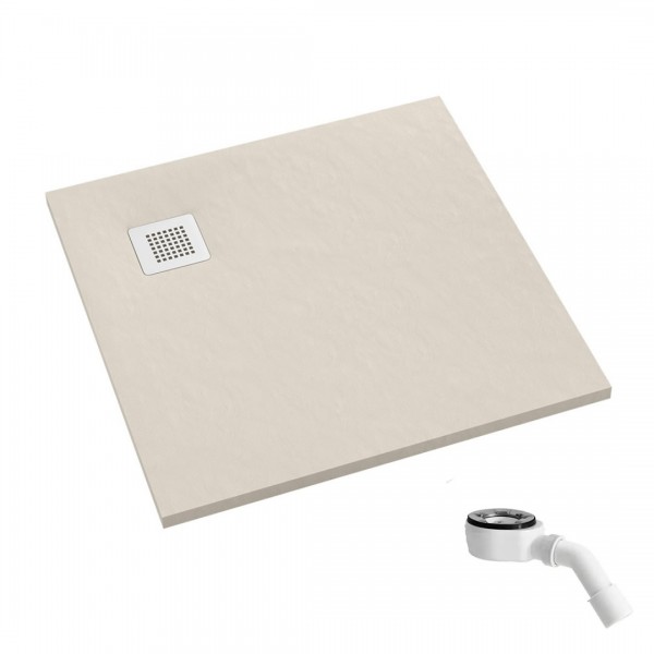 Schedpol Kalait Cashmere Stone brodzik kwadratowy 80x80 cm 3.3100/PK/ST-M2