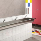 Delabie Temposoft mix 2 bateria czasowa umywalkowa z regulatorem temperatury chrom 742500