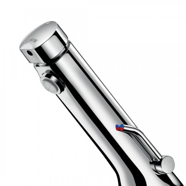 Delabie Temposoft mix 2 bateria czasowa umywalkowa z regulatorem temperatury chrom 742500LH