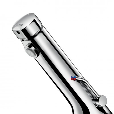 Delabie Temposoft mix 2 bateria czasowa umywalkowa z regulatorem temperatury chrom 742500LH