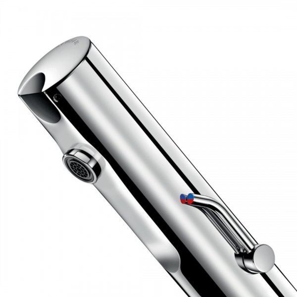 Delabie Tempomatic mix 4 bateria elektroniczna umywalkowa z regulatorem temperatury zasilanie 230/6 V chrom 490000LH