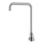 Delabie Tempomatic mix Pro bateria elektroniczna umywalkowa z regulatorem temperatury zasilanie 230/12 V chrom 495253