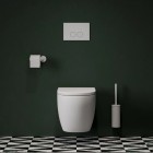 Omnires Flush Set Strongframe 3w1 stelaż podtynkowy do WC przycisk spłukujący biały mat STFWC1M-RWM