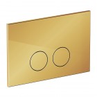 Omnires Flush Set Strongframe 3w1 stelaż podtynkowy do WC przycisk spłukujący złoty połysk STFWC1M-RGL