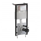 Omnires Flush Set Strongframe 3w1 stelaż podtynkowy do WC przycisk spłukujący chrom połysk STFWC1M-RCR