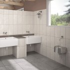 Delabie Tempomix 3 bateria czasowa umywalkowa ścienna z regulacją temperatury chrom 794350