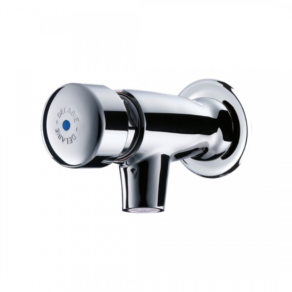 Delabie Tempostop bateria czasowa umywalkowa ścienna do wody zmieszanej chrom 746292